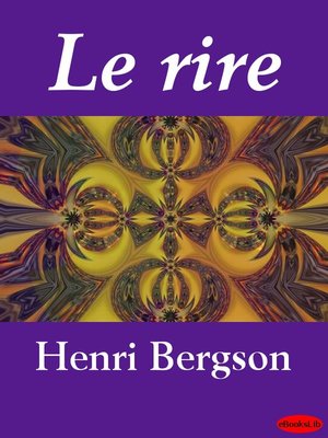 cover image of Le rire